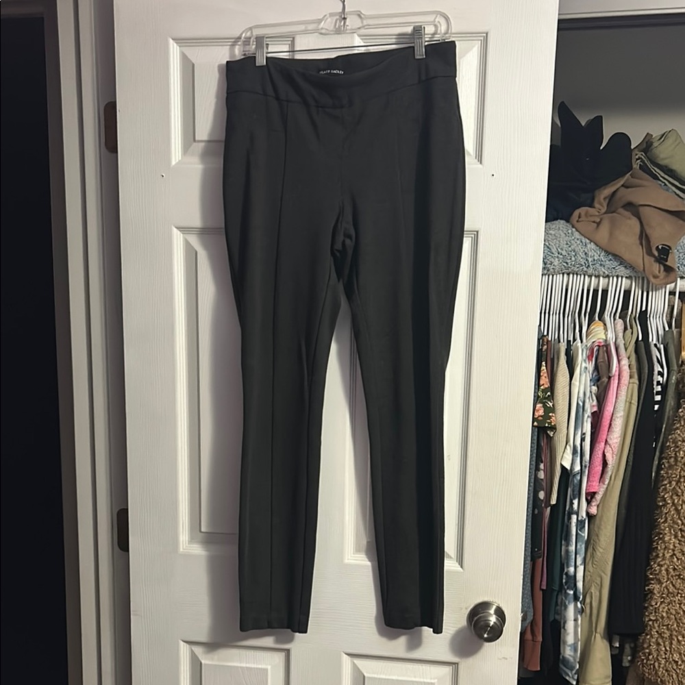 Hilary Radley Black Straight Leg Pants & Jumpsuits